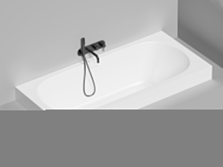 Ванна из искусственного камня Salini ORNELLA 103522M 190х90 встраиваемая прямоугольная с ножками